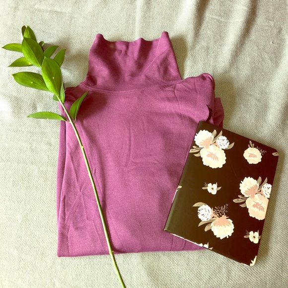 L.L. Bean Tops - Purple turtleneck with long sleeves L.L. Bean Tops - Purple turtleneck with long sleeves